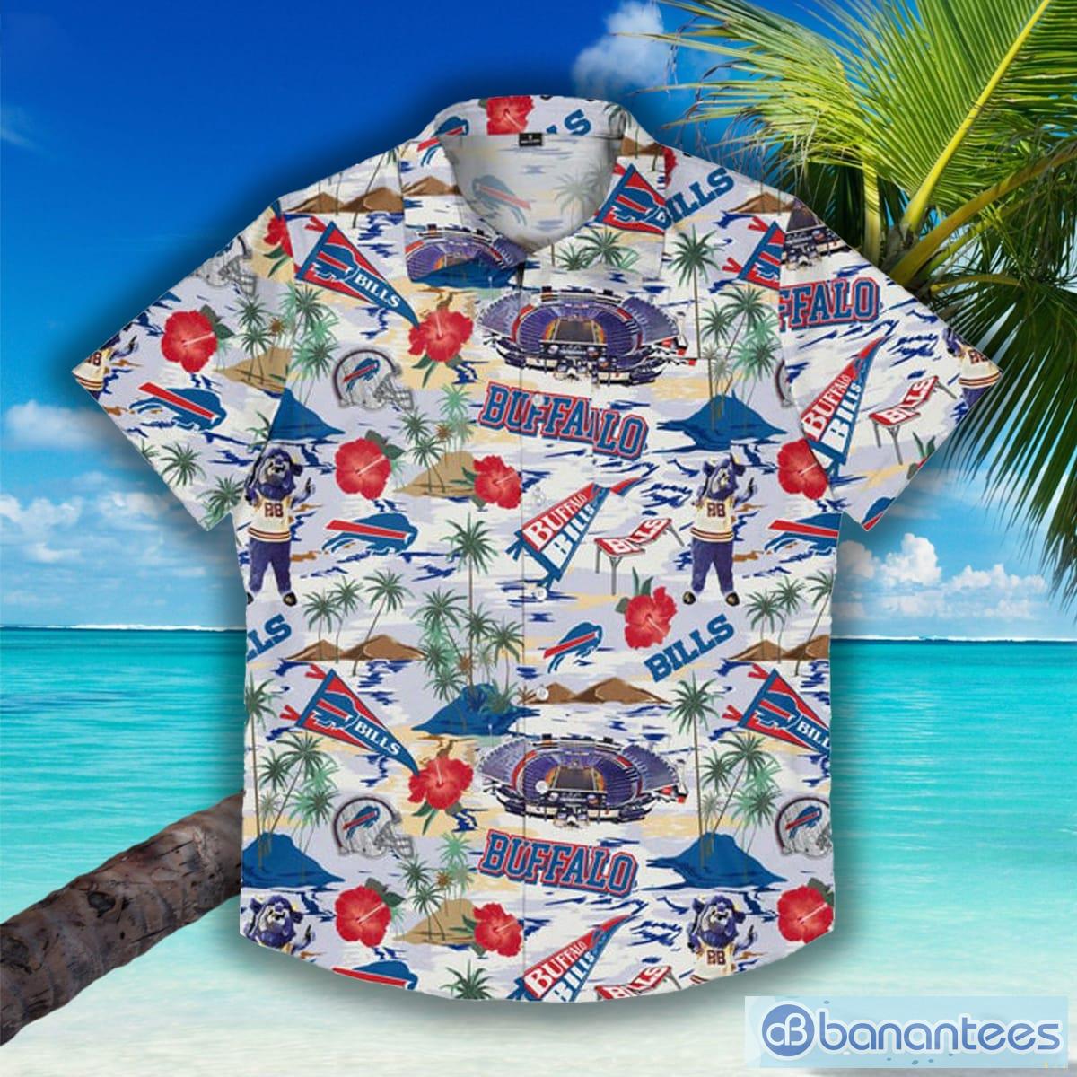 Buffalo Bills NFL Button Up Shirt Mens Thematic Stadium Hawaiian Shirt -  Banantees