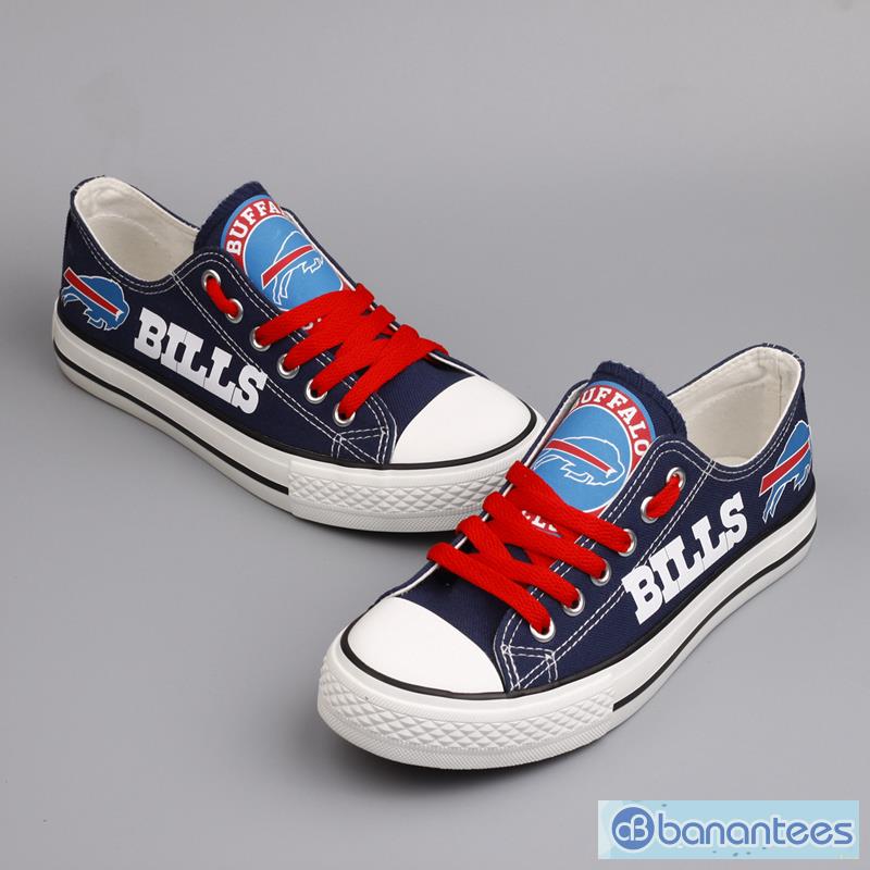 Buffalo Bills Men's High Top Canvas Sneaker