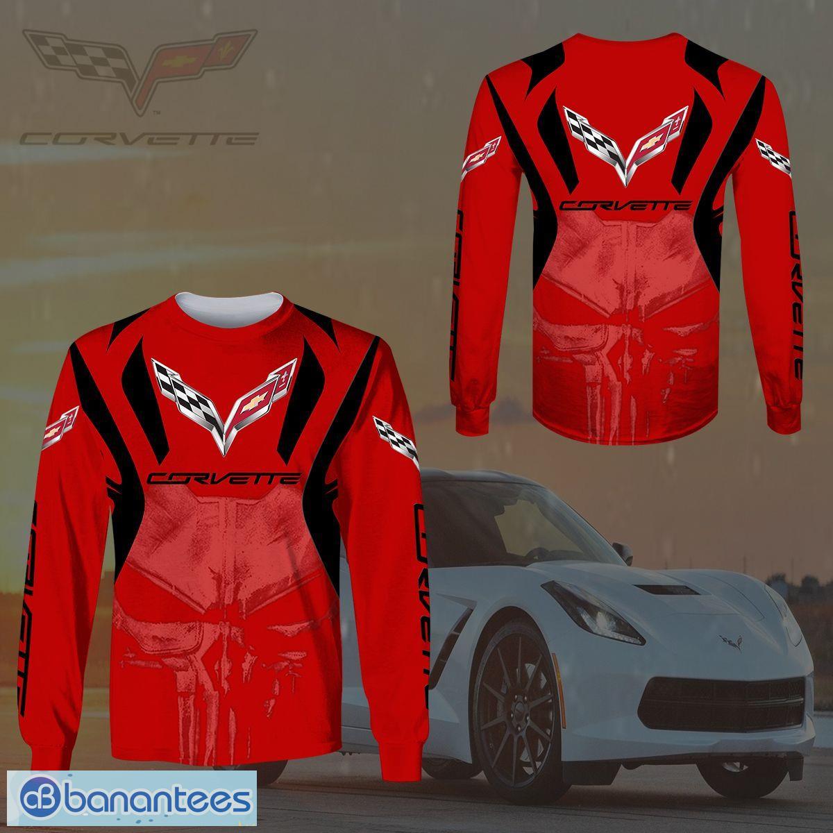 Chevrolet Corvette Black 3D Hoodie Zip Hoodie T Shirt Men And Women For  Fans - Banantees