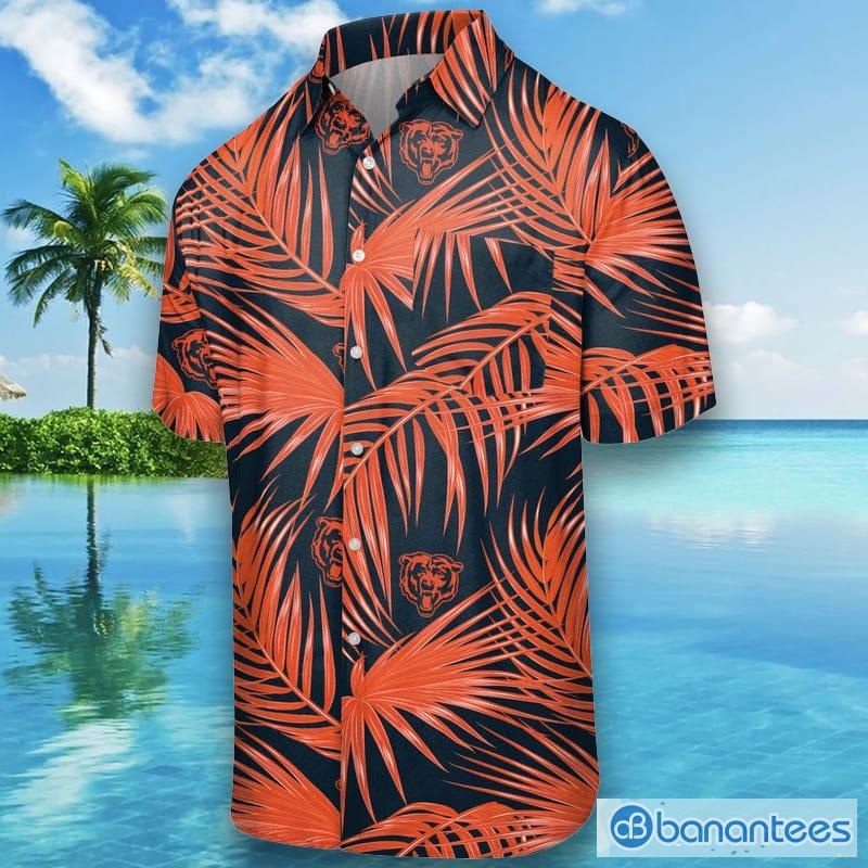 Chicago Bears NFL Custom Name Hawaiian Shirt - Banantees