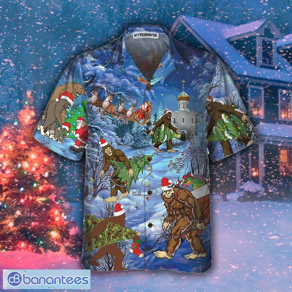 sasquatch christmas shirt