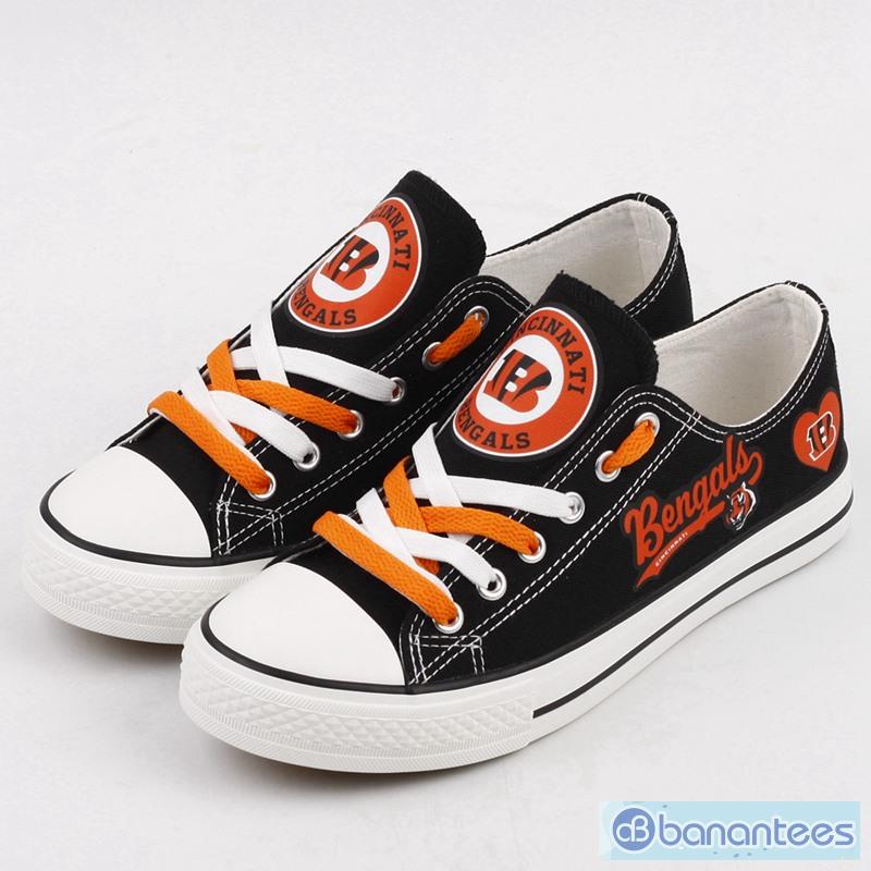 Cincinnati Bengals Womens Midsole White Sneakers