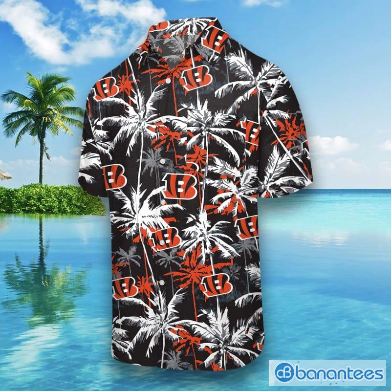 Cincinnati Bengals NFL Mens Floral Button Up Shirt