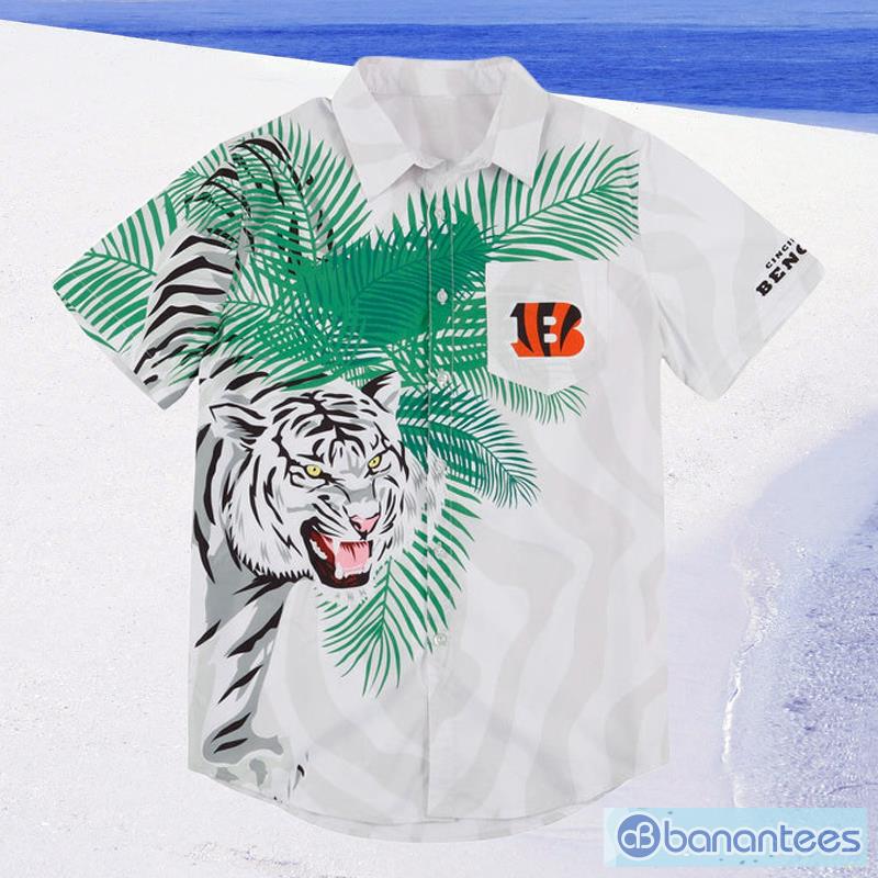 NFL Cincinnati Bengals Hawaiian Shirt Mens Hawaiian Button Up