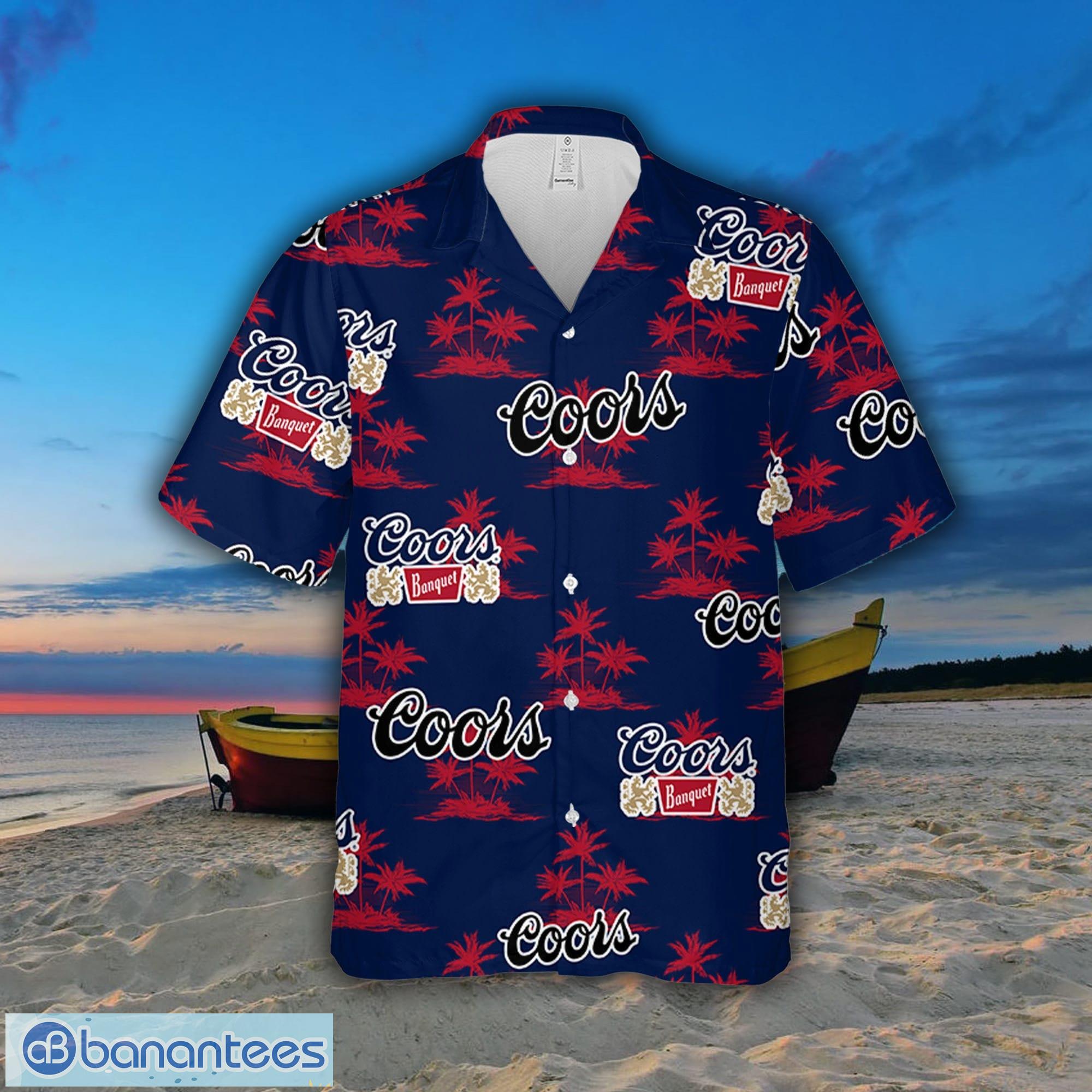 Coors Banquet Hawaiian Sea Island Pattern Hawaiian Shirt