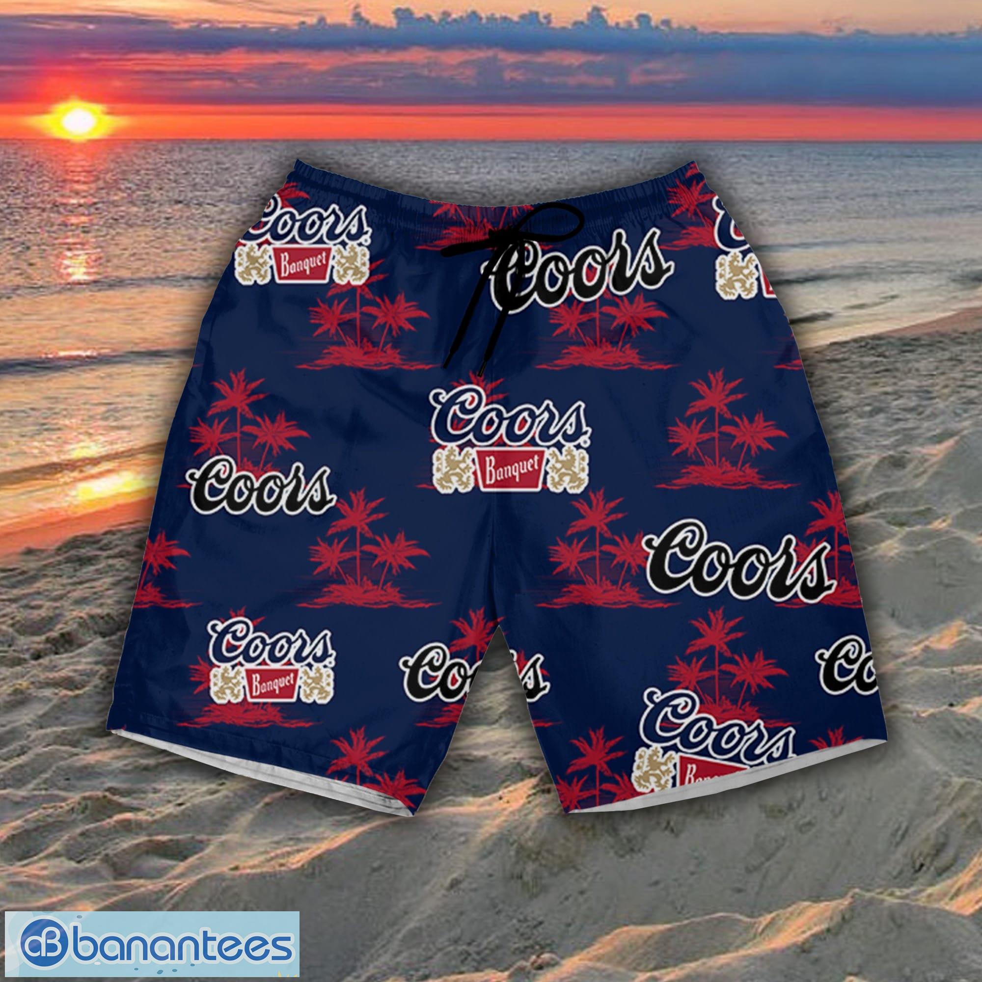 Coors Light Hawaiian Shirt Sea Island Pattern Beach Gift For Friend