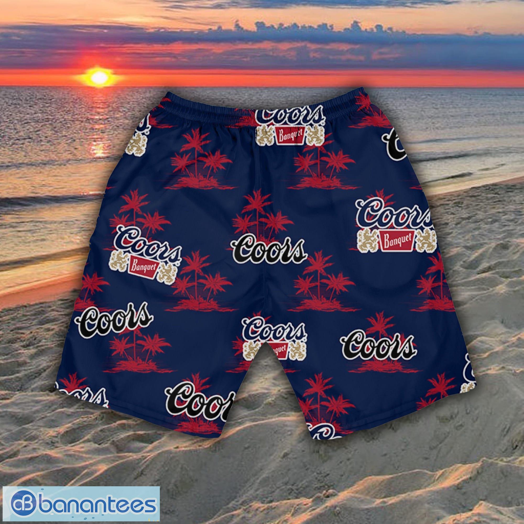 Coors Light Hawaiian Shirt Sea Island Pattern Beach Gift For Friend