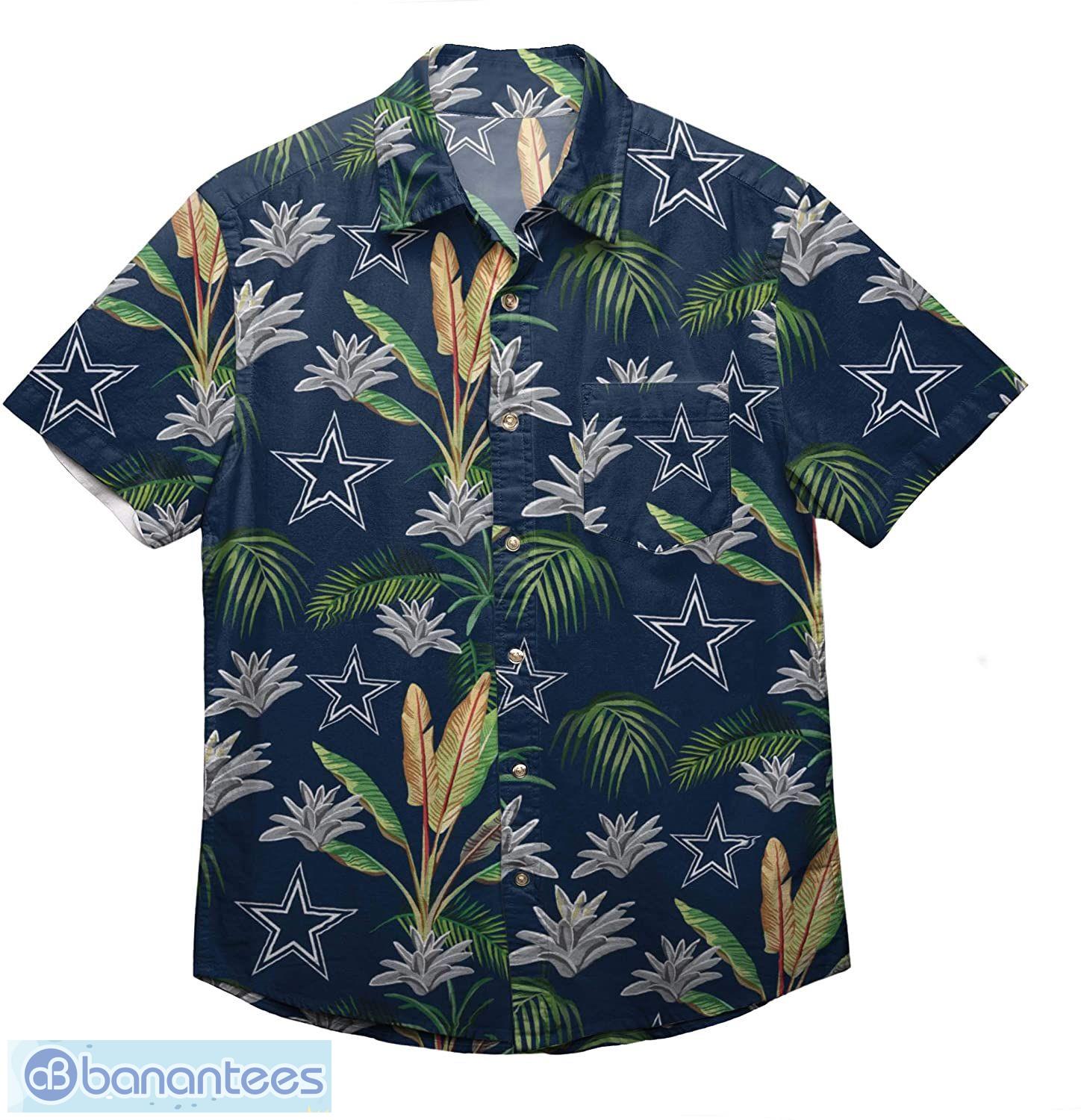 Dallas Cowboys Navy Hawaiian Shirt Gift For Fans - Banantees