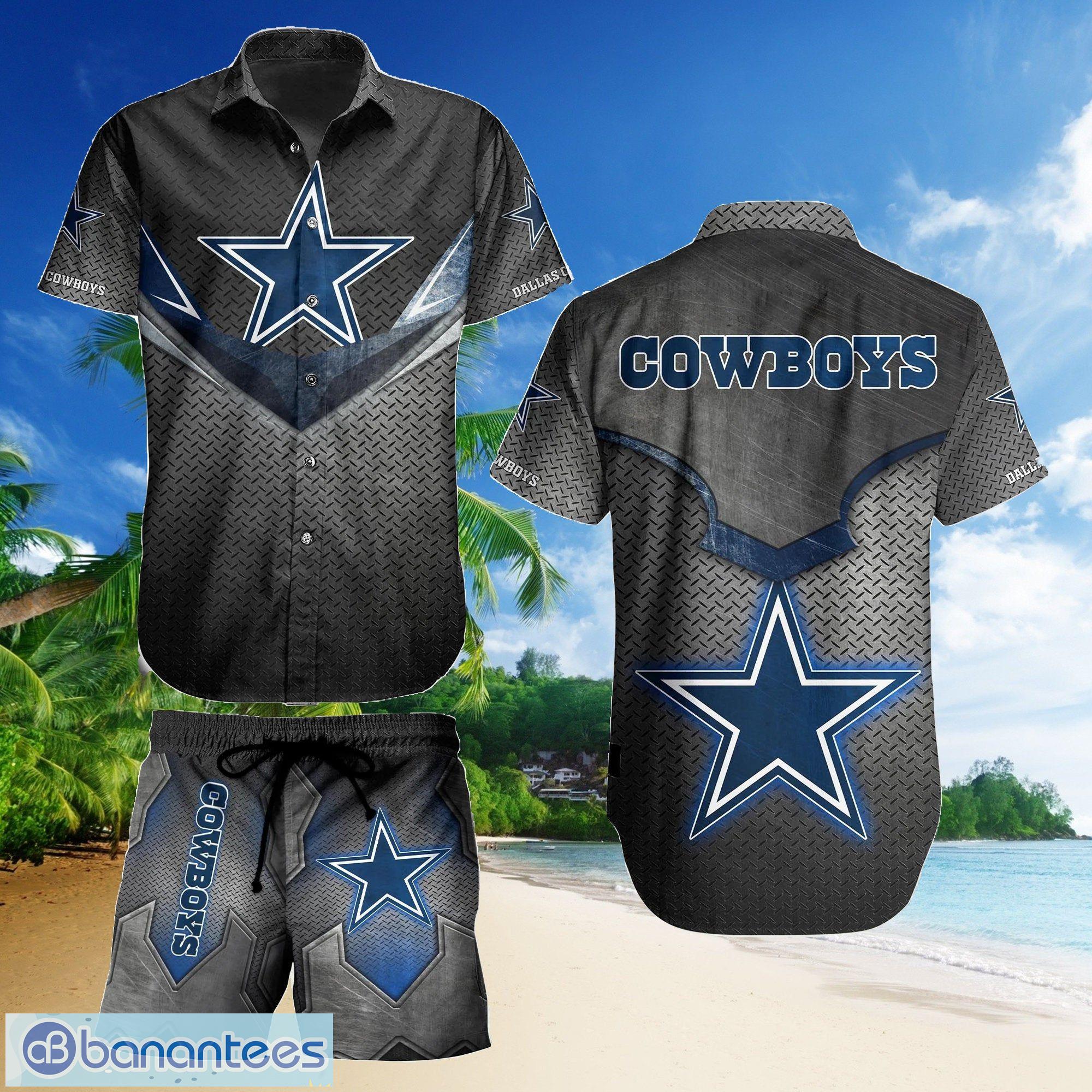 Dallas Cowboys Hibiscus Hawaiian Shirt For Men And Women - Banantees