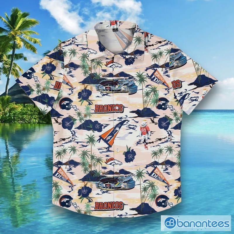 Denver Broncos Nfl 2 Summer Hawaiian Shirt And Shorts - Banantees