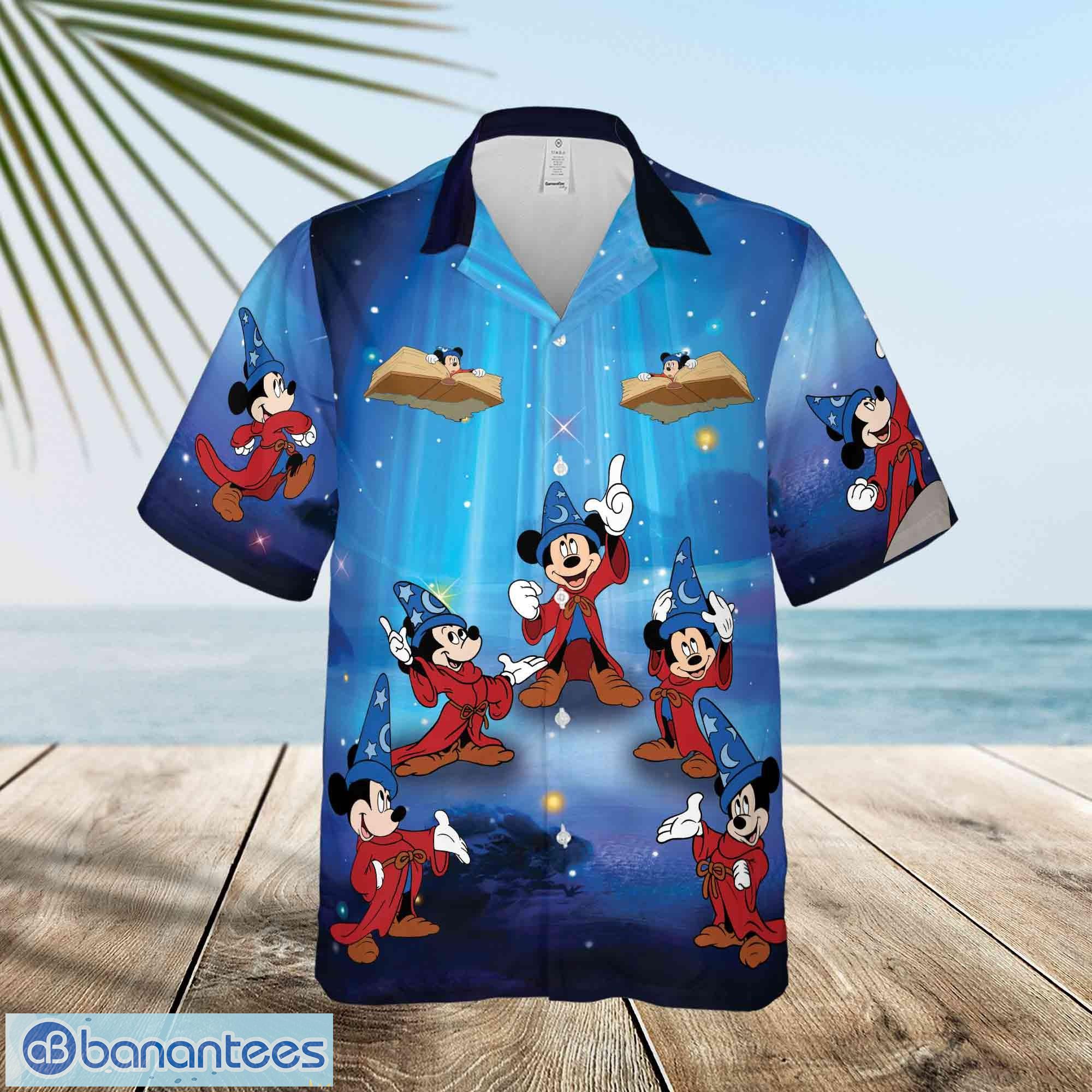 Mickey Mouse Disney 2022 - Men's Hawaiian Shirt 3D Animation Printed Short  Sleeve Fashion Casual - Jolly Family Gifts