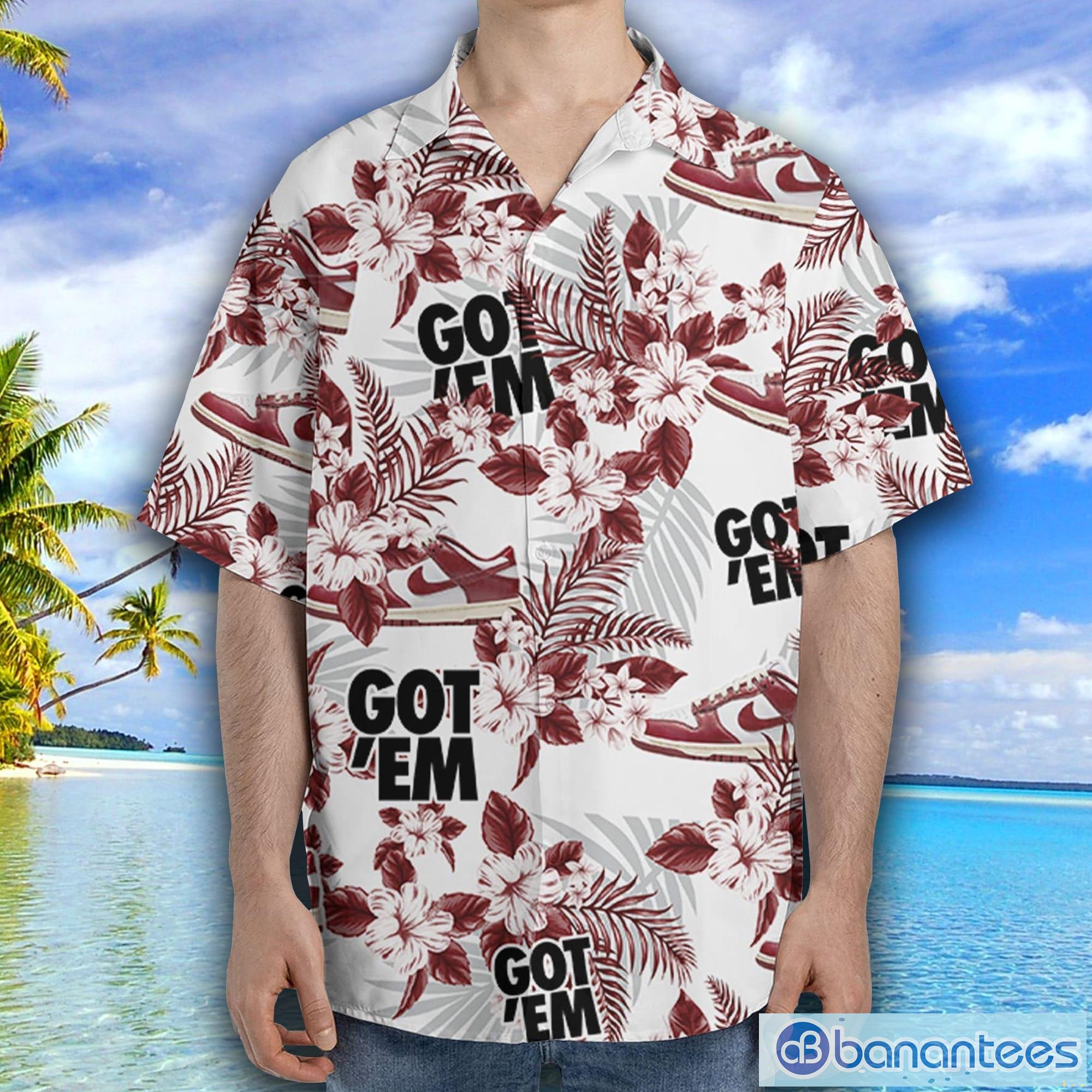 team red dunks shirt