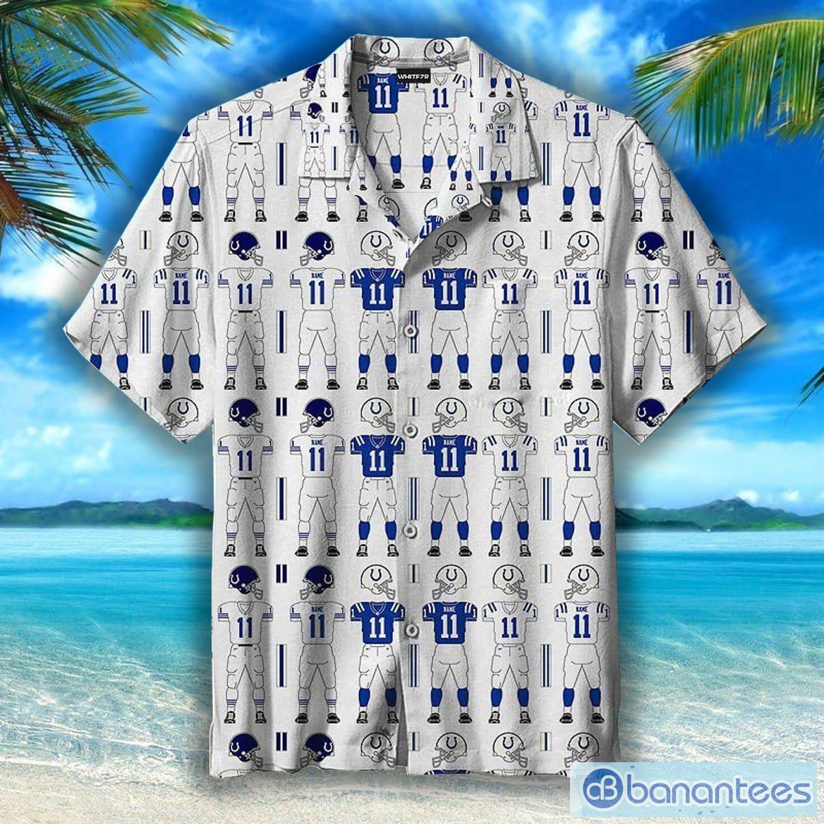 Best Selling Product] Indianapolis Colts NFL Full Printed 3D Hawaiian  Button Shirt