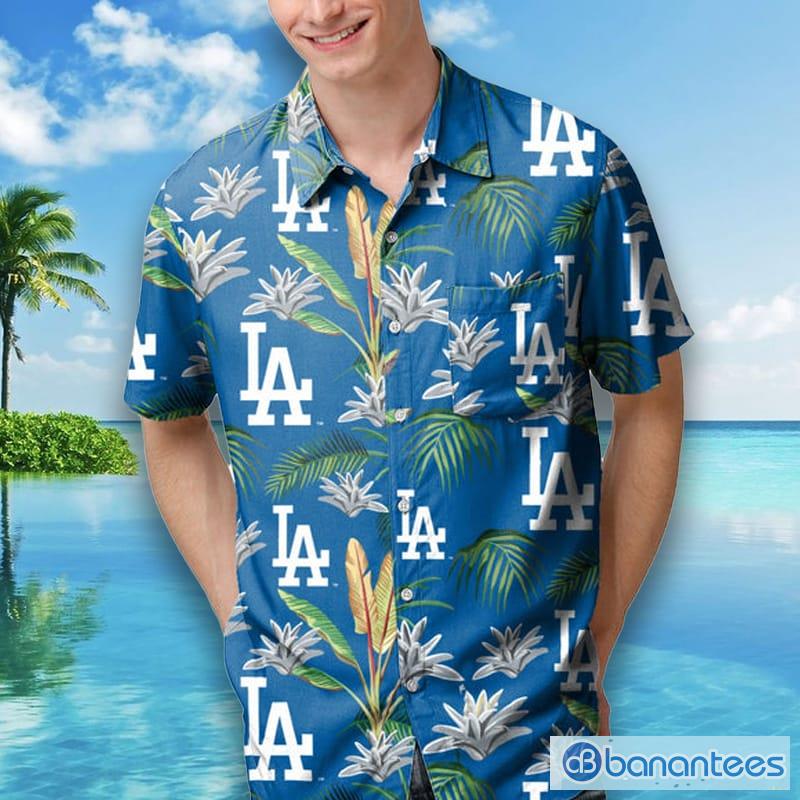 Los Angeles Dodgers MLB Mens Victory Vacay Hawaiian Shirt - Banantees