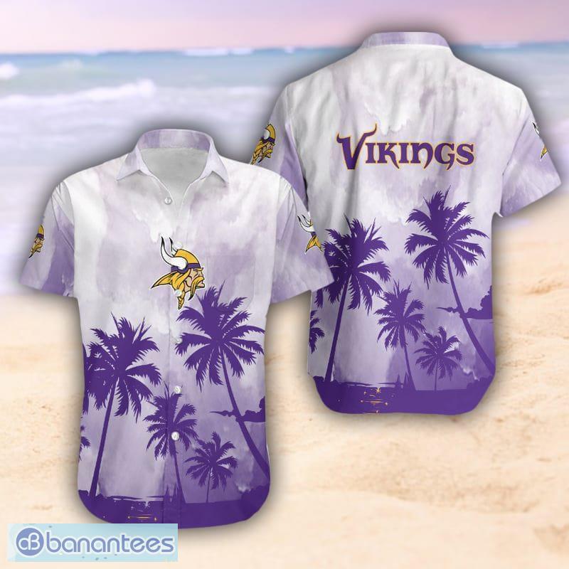 Minnesota Vikings NFL Mens Hawaiian Hawaiian Shirt - Banantees