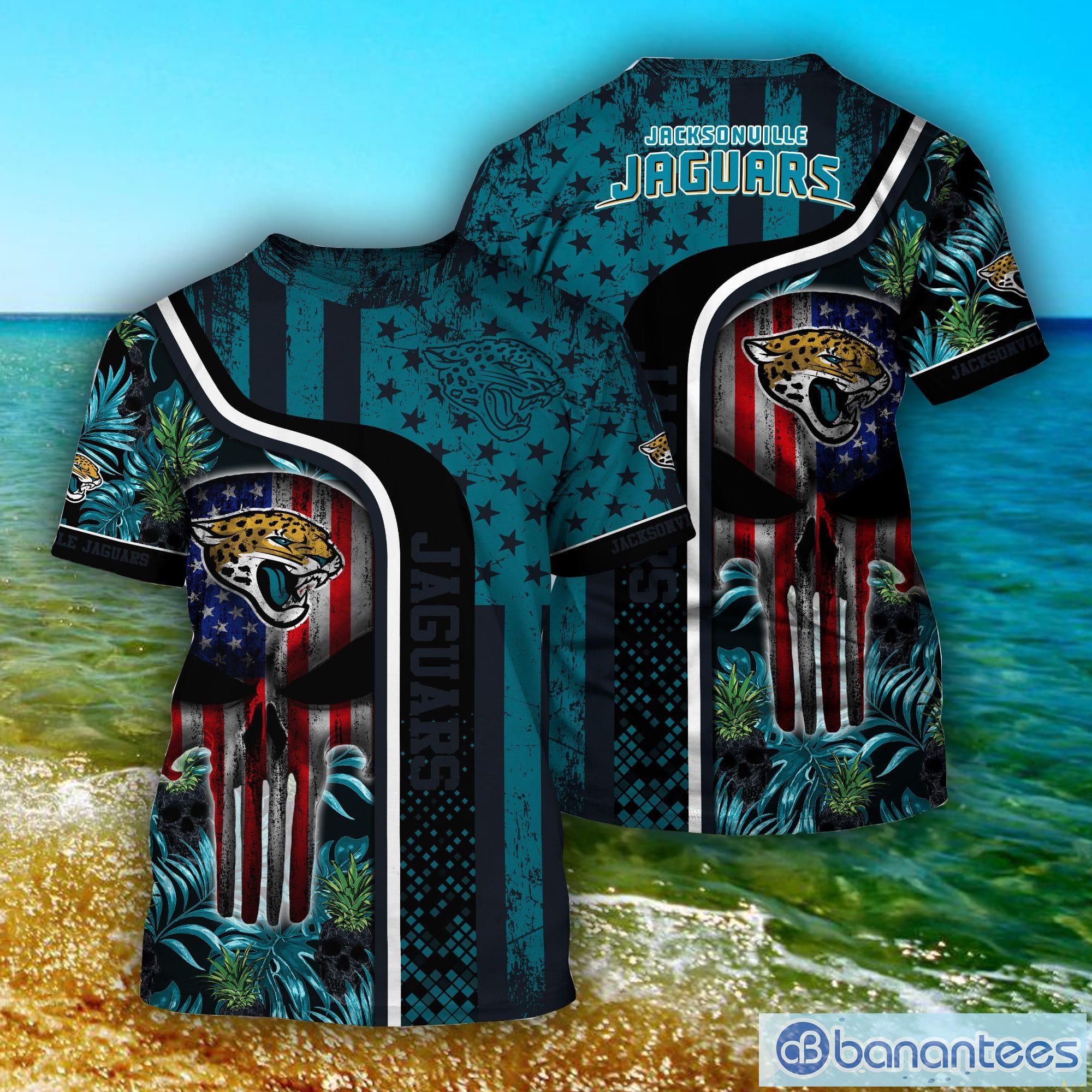NFL T shirt Cheap 3D Custom Jacksonville Jaguars T shirts For Sale