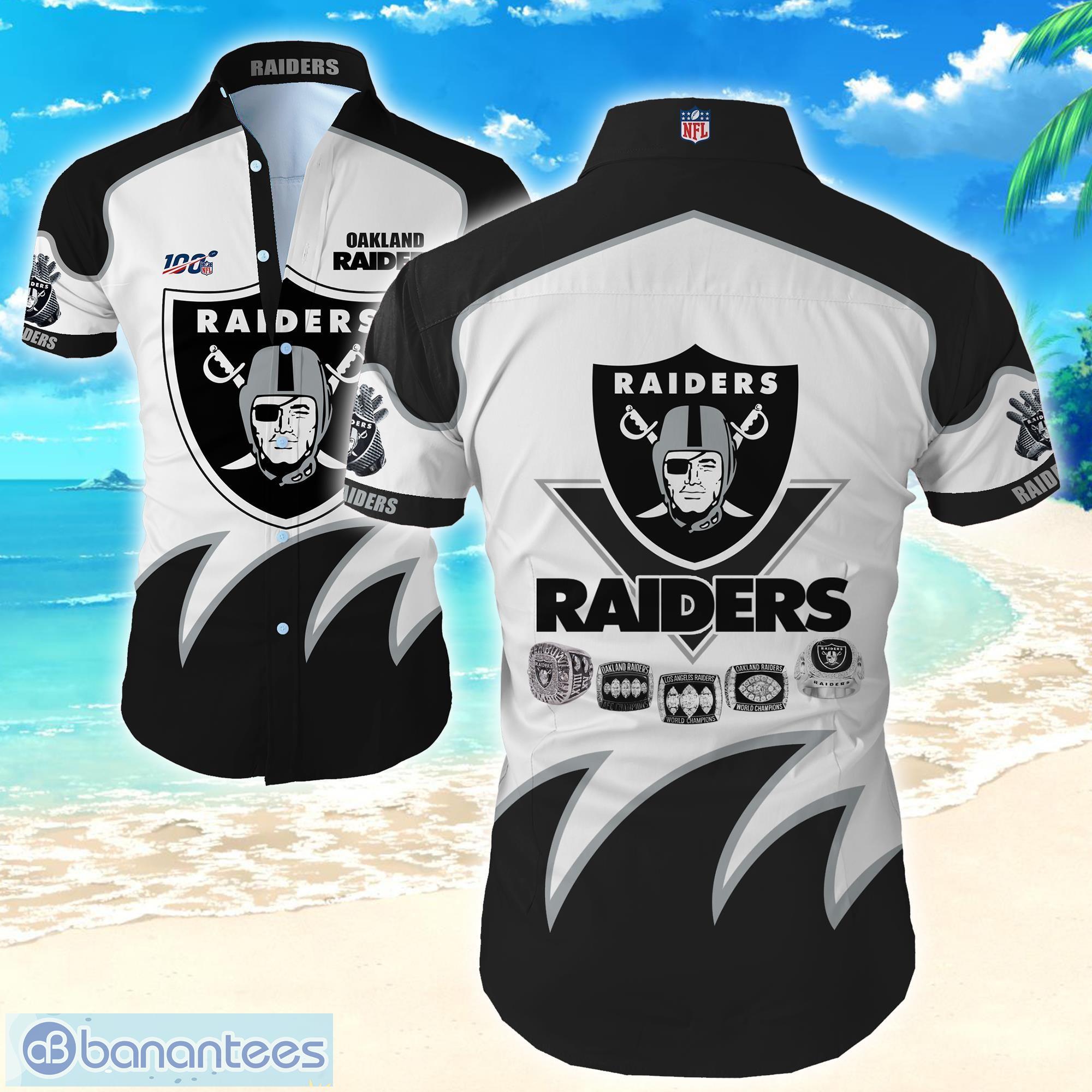 Las Vegas Raiders Nfl 3D Hawaiian Shirt Men And Women For Fans