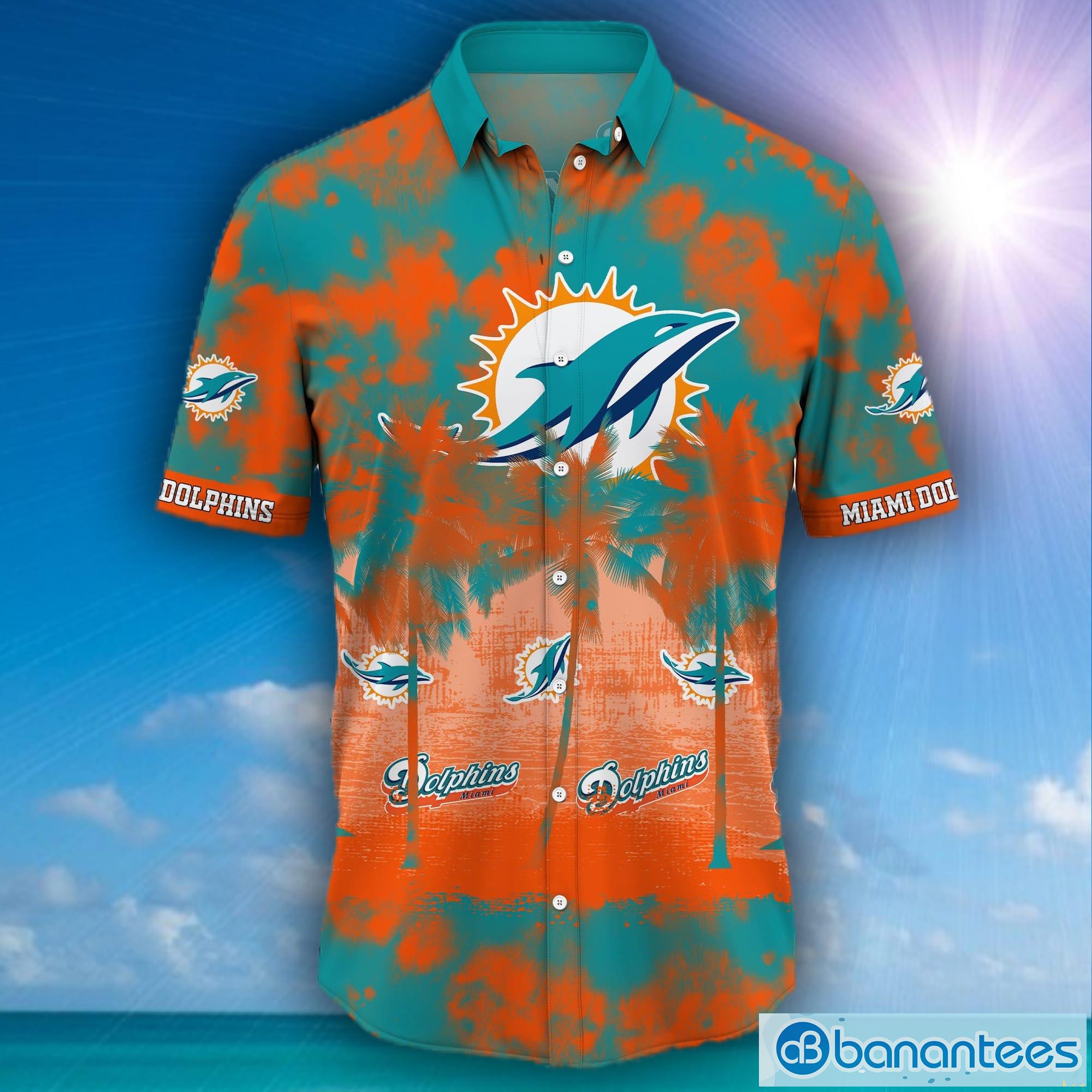 Nfl Miami Dolphins 3D Hawaiian Shirt Style Hot Summer 03 Men And