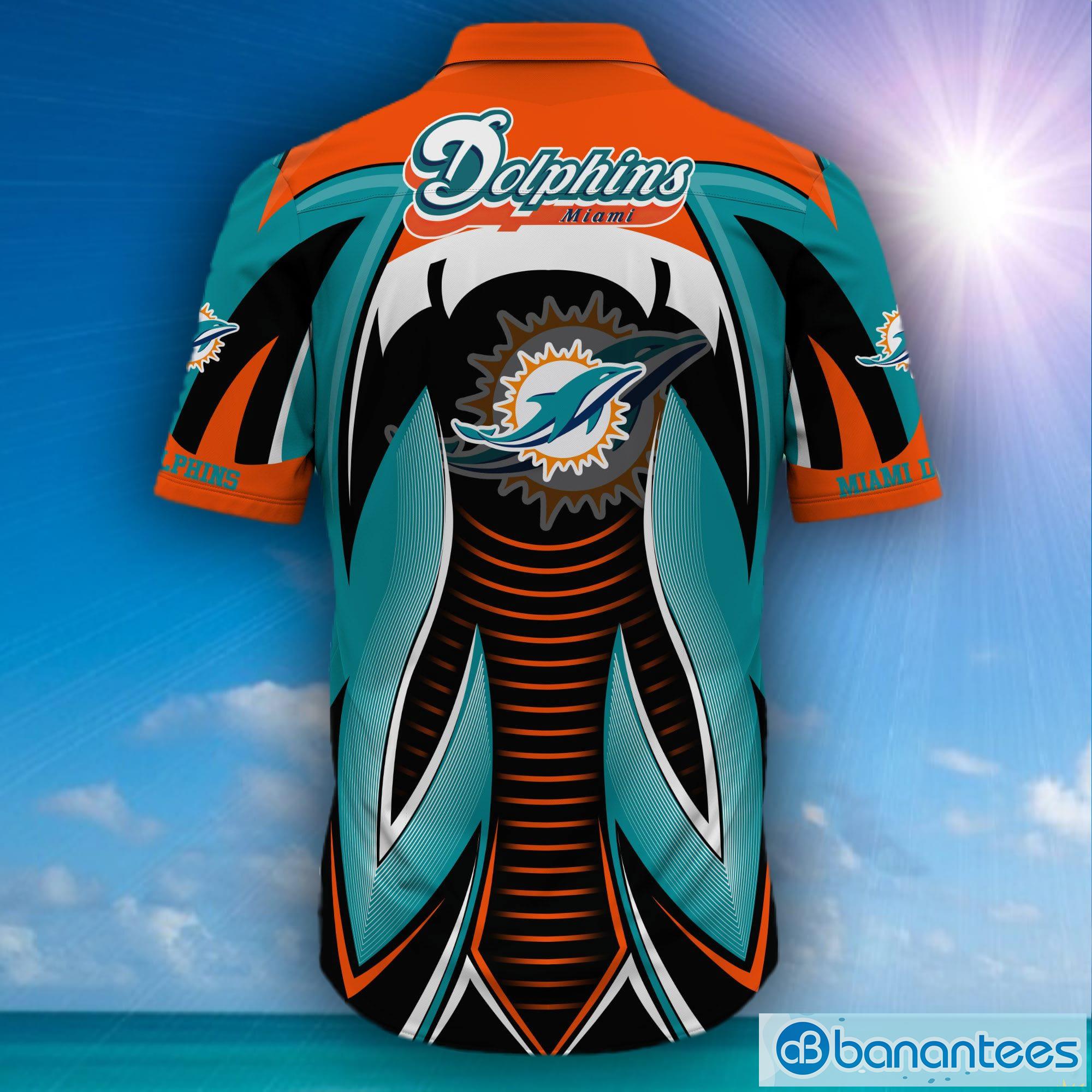 Miami Dolphins NFL Football 3D Hawaiian Shirt And Shorts For Men And Women  Gift Fans - Banantees