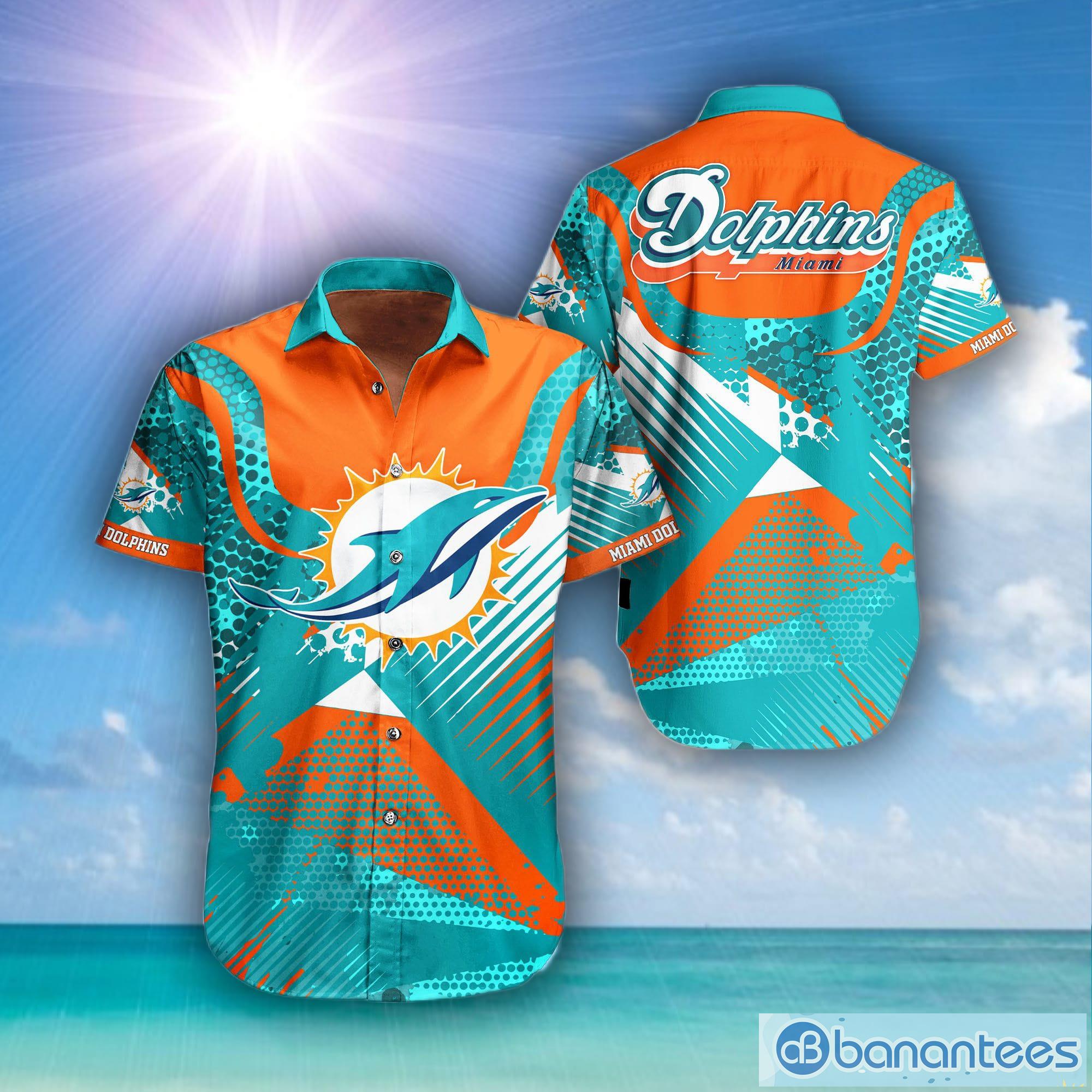 Nfl Miami Dolphins 3D Hawaiian Shirt Style 03 Men And Women For Fans -  Banantees