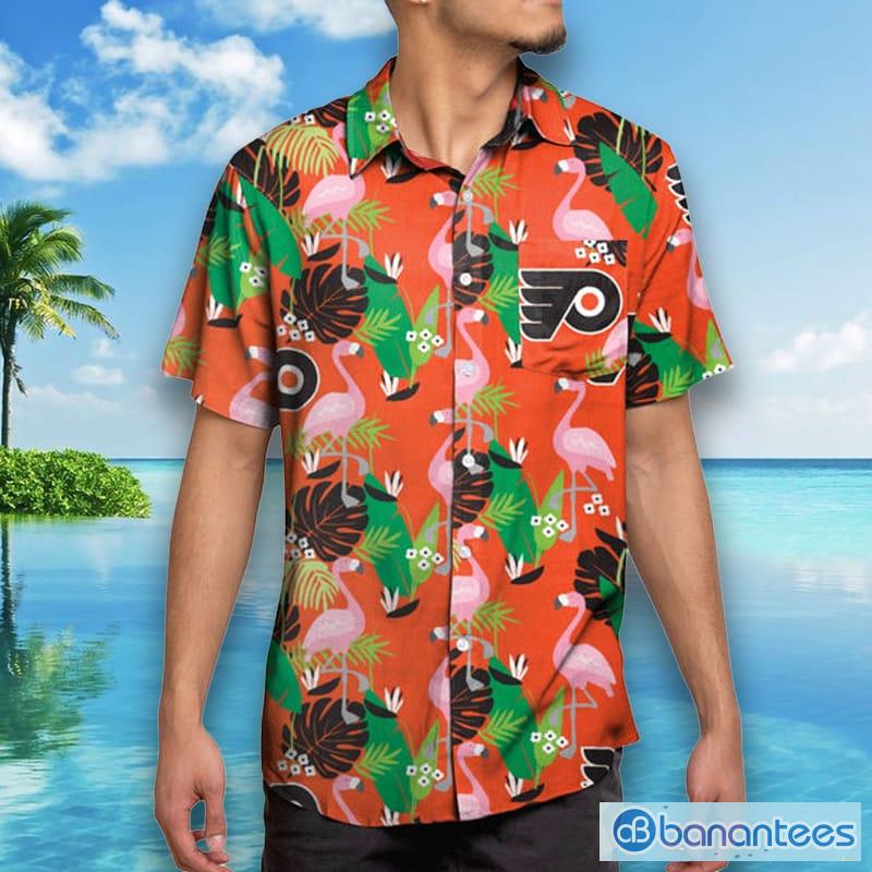 The best selling] Philadelphia Flyers NHL Floral Unisex Hawaiian Shirt