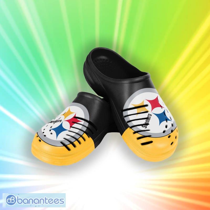 Pittsburgh Steelers NFL Mens Colorblock Water Shoe