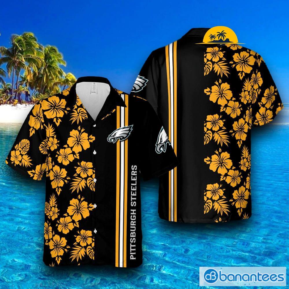 Pittsburgh Steelers Hawaiian Shirt NFL Football Personalized Hawaiian Shirt  Man - T-shirts Low Price