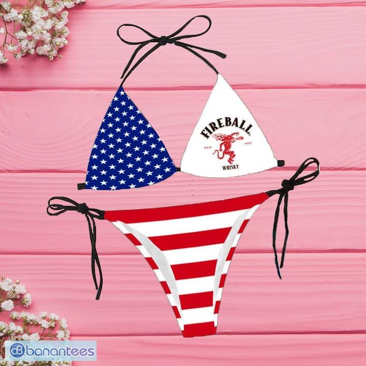 American Flag One-Piece Swimsuit Gift For Women - Banantees
