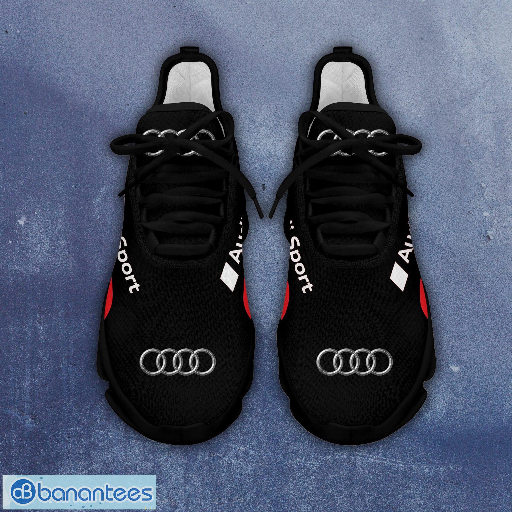 Audi Sport Running Black Max Soul Shoes Men And Women For Fans - Banantees