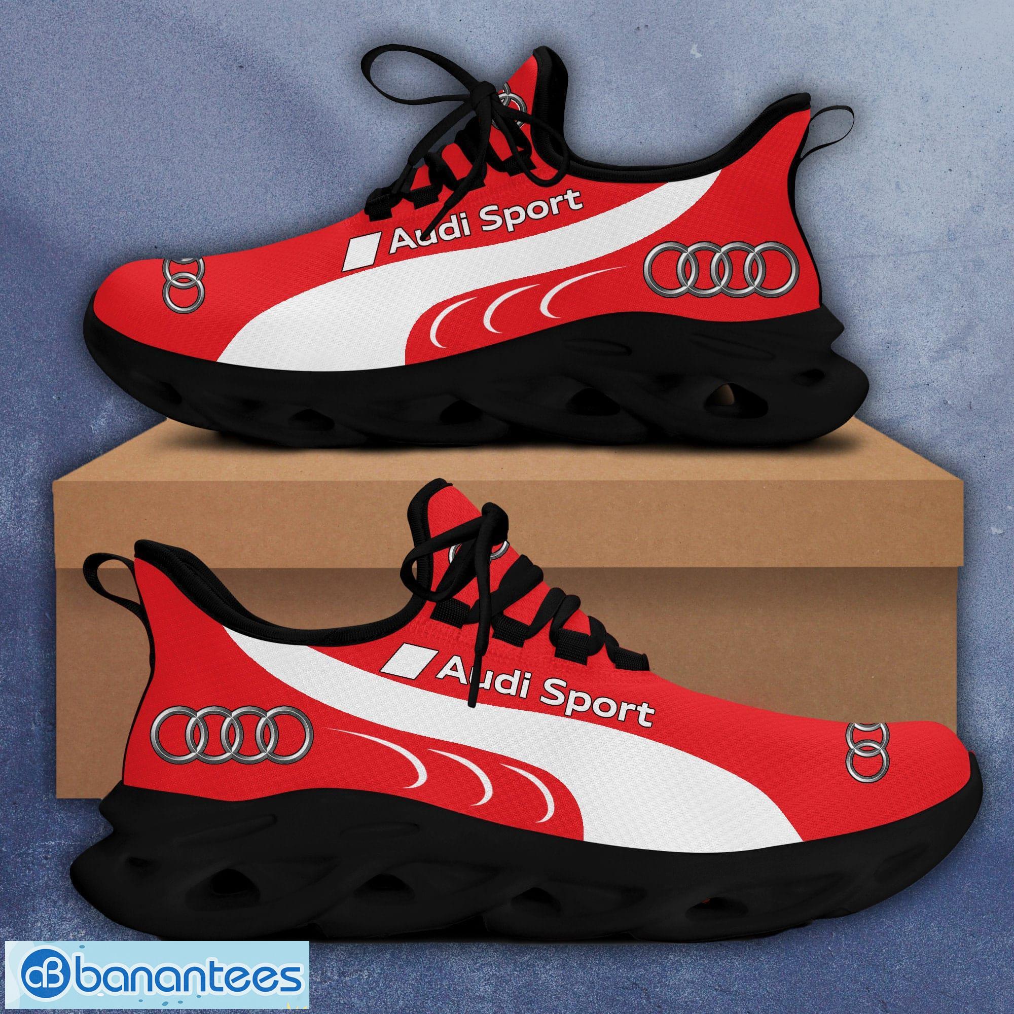 Audi Sport Running Red Max Soul Shoes Men And Women For Fans - Banantees