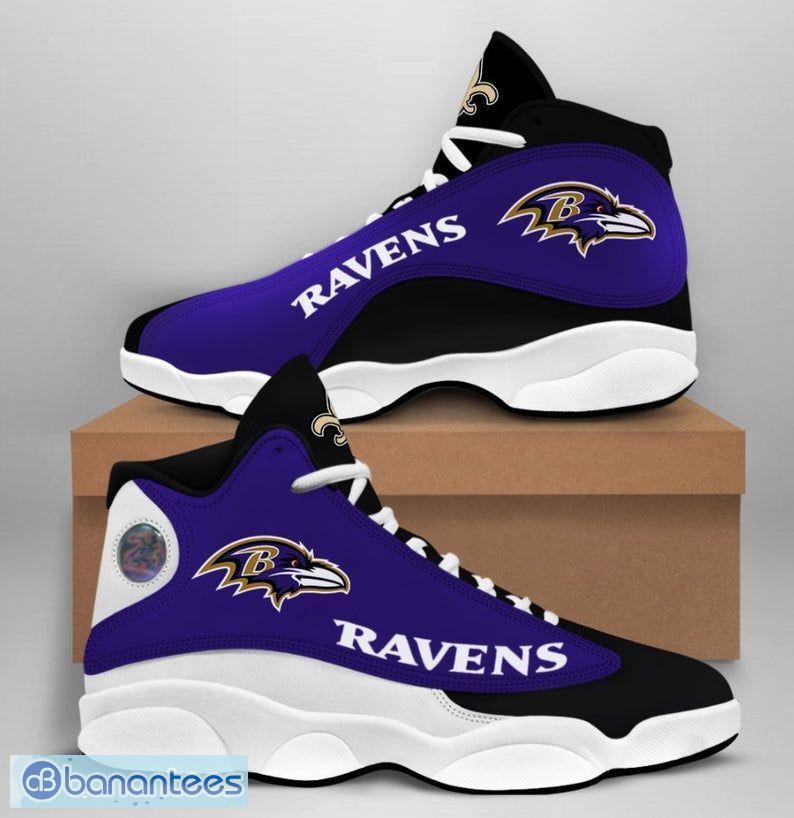 Baltimore Ravens Limited Edition Air Jordan 13 Sneakers Shoes