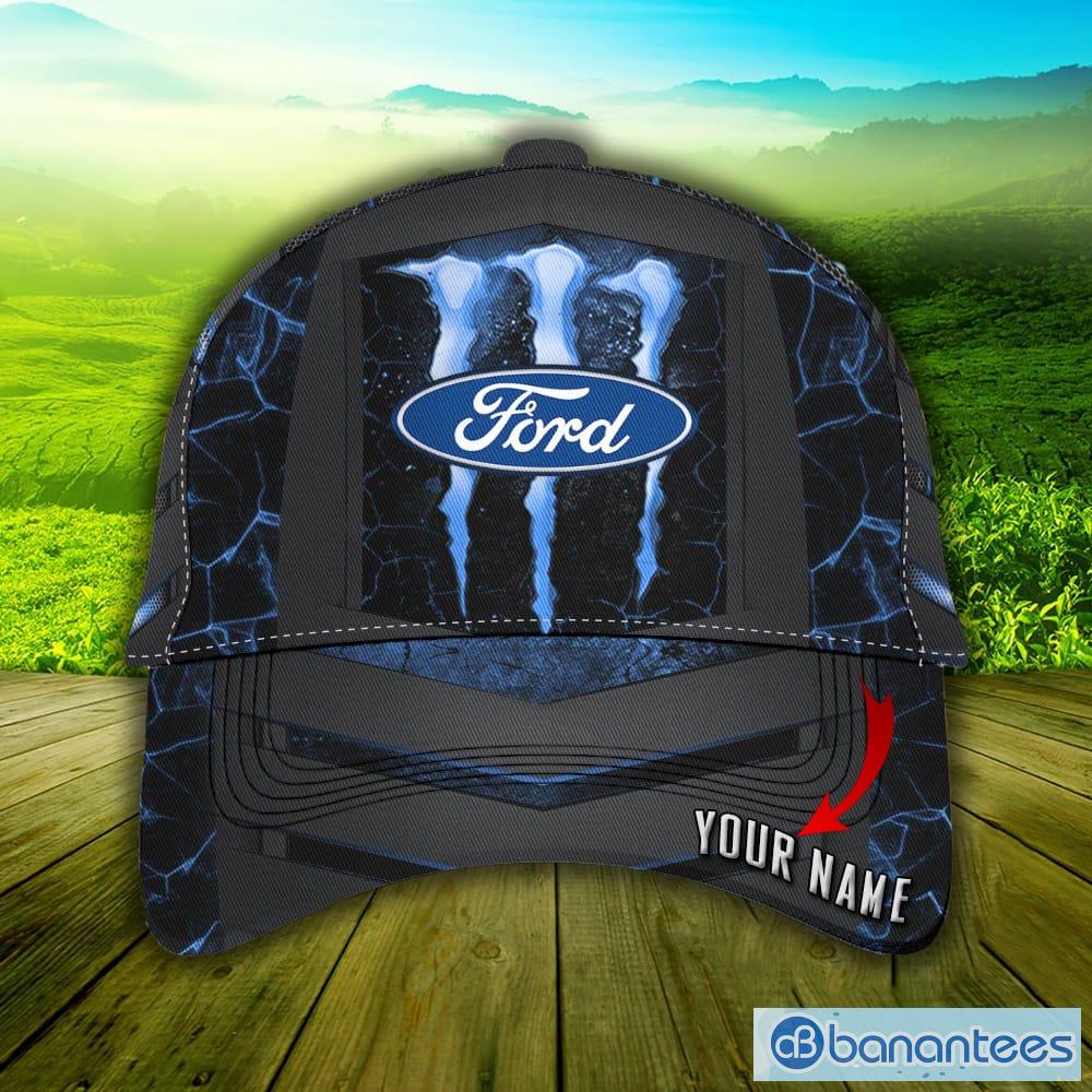 Blue Logo Toyota Monster Car Hat Cap Custom Name - Banantees