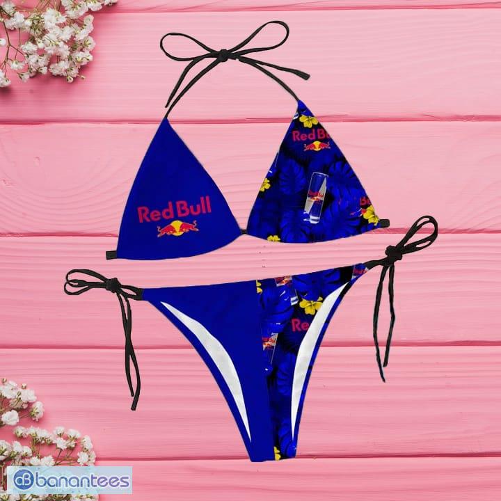 Blue Red Bull String Bikini Set Beach Summer Gift For Womens
