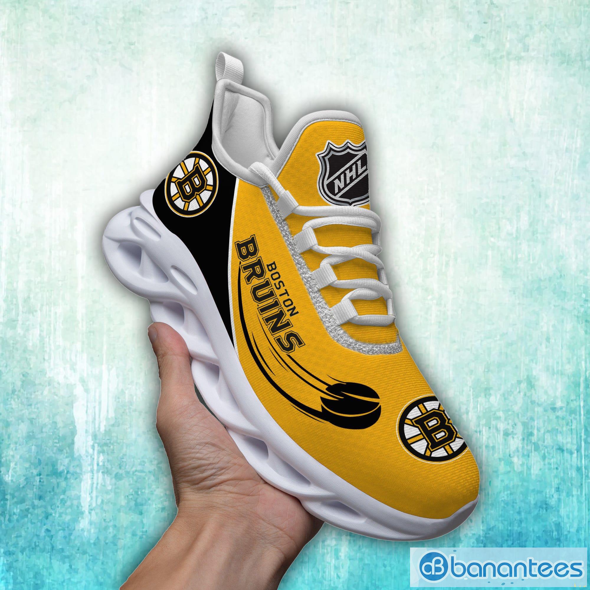 Boston Bruins Running Shoes NHL Max Soul Sneakers For Men And Women - Boston Bruins_1