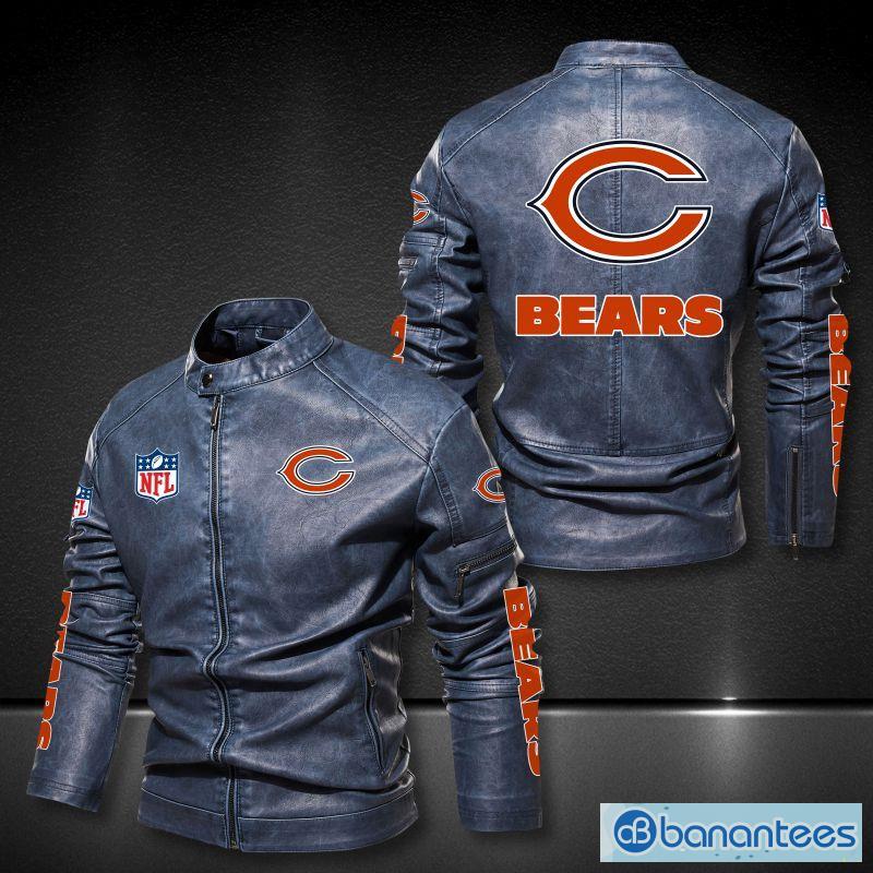 NFL Chicago Bears leather jacket.