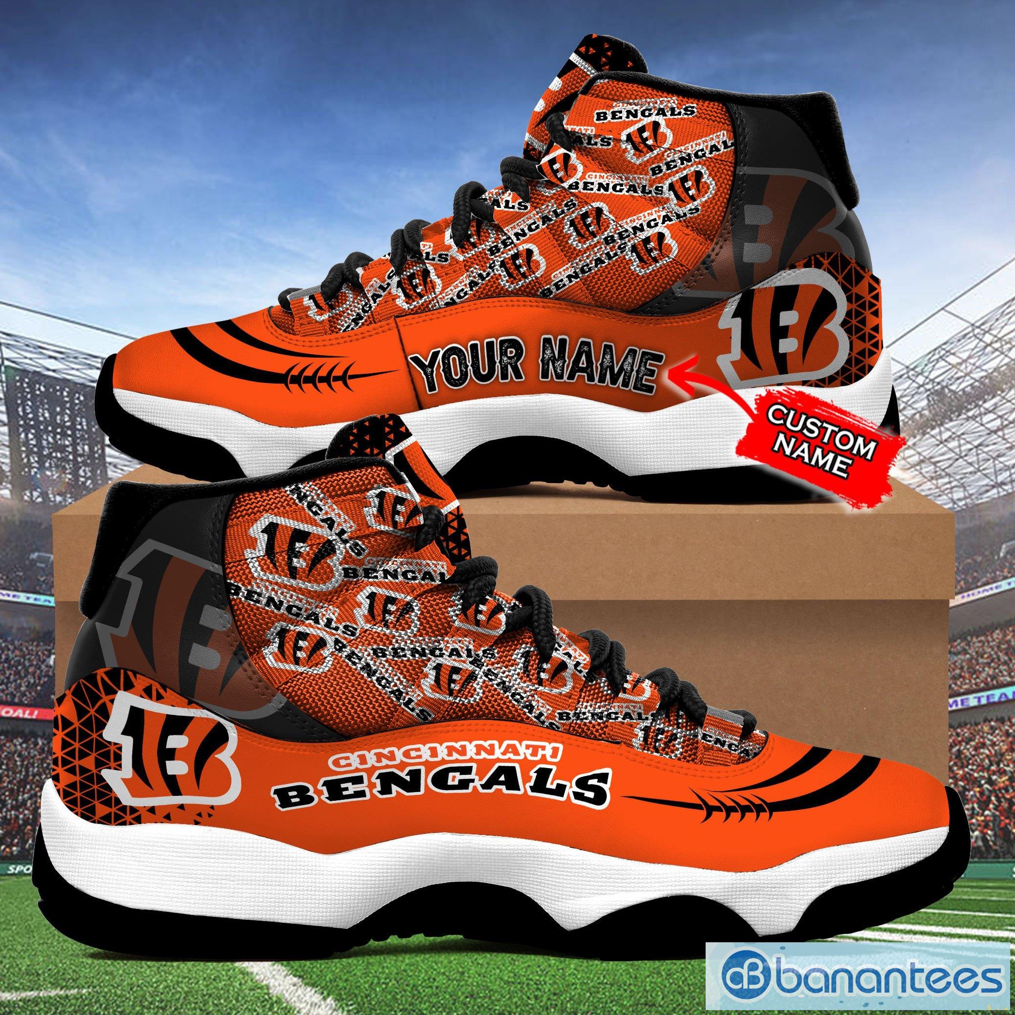 Cincinnati Bengals Air Jordan 13 Sneakers Shoes Custom Name Personalized  Gifts