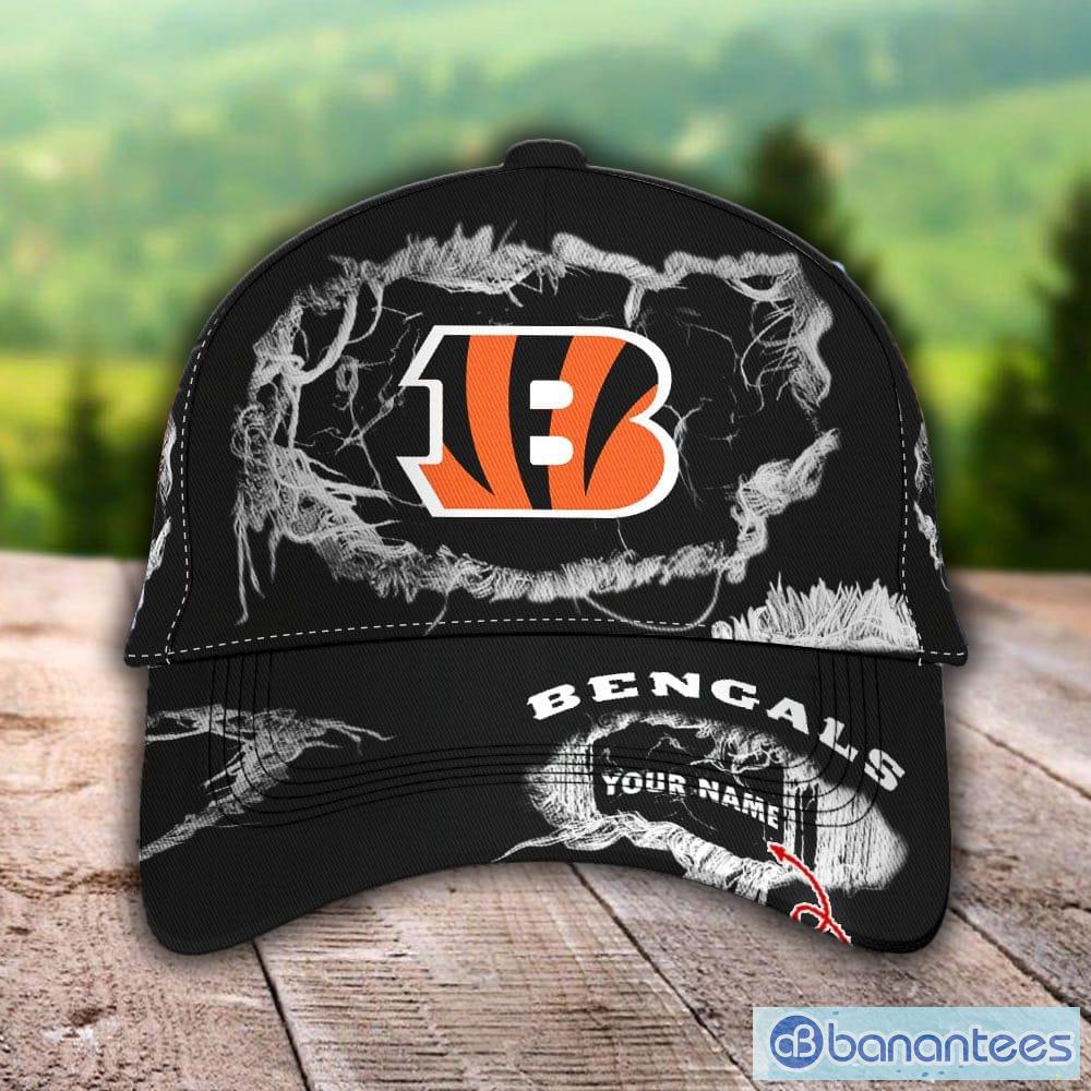 Cincinnati Bengals NFL Hunting Custom Name 3D Hat Cap