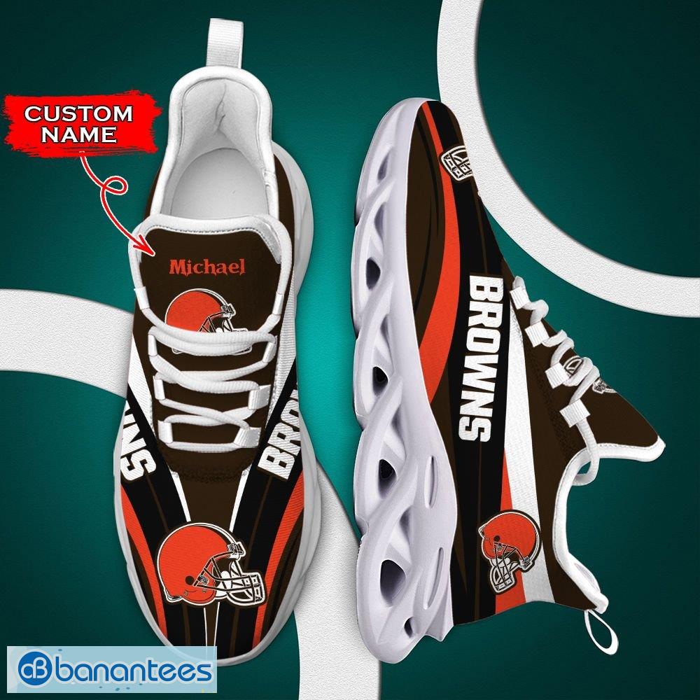 Custom Name Cleveland Browns Personalized Max Soul Shoes