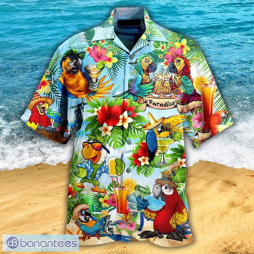 Parrots It's Five Oclock Somewhere Cocktails Hawaiian Shirt For Men & in  2023