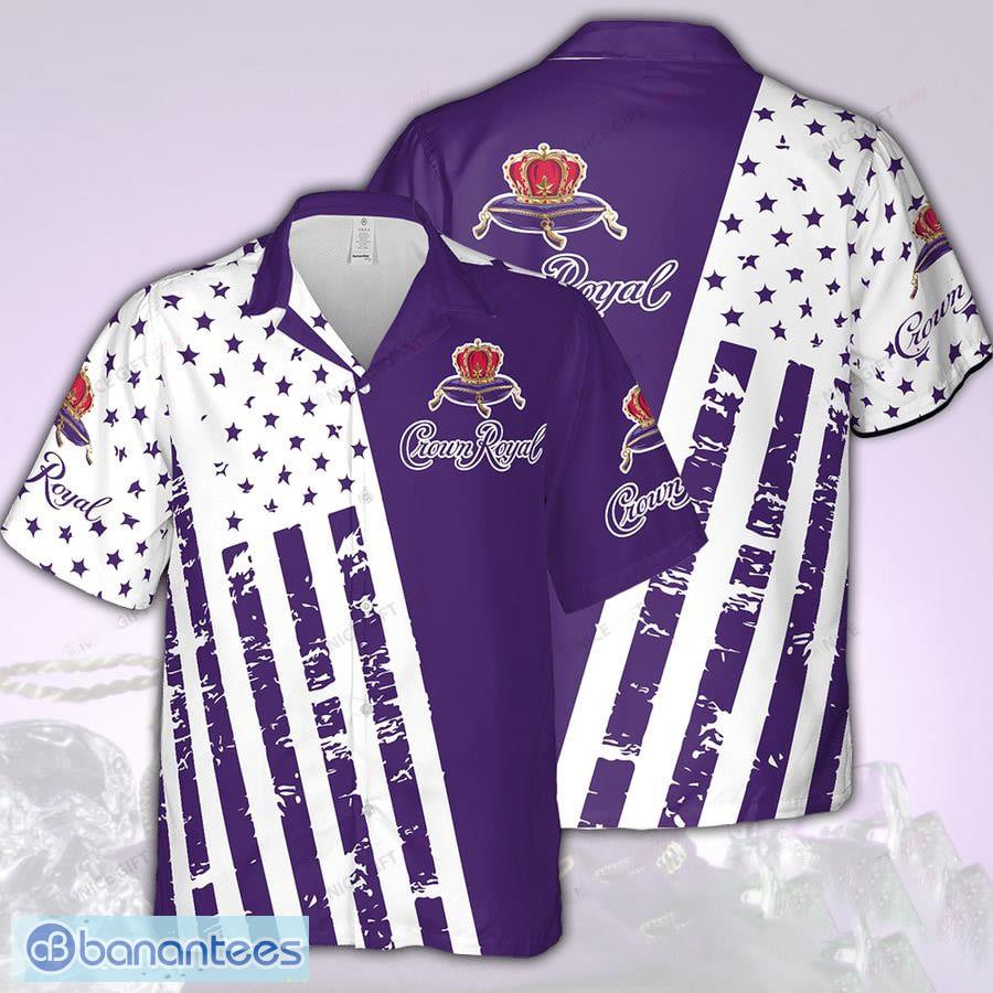 Crown Royal Purple Aloha Hawaiian Shirt And Short Gift For Men And Women