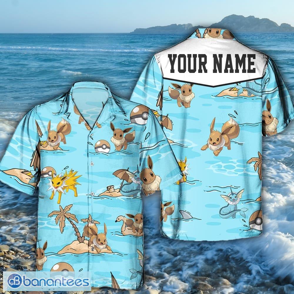 Eevee Evolution Shirt Summer Gift Hawaiian Shirt - Freedomdesign