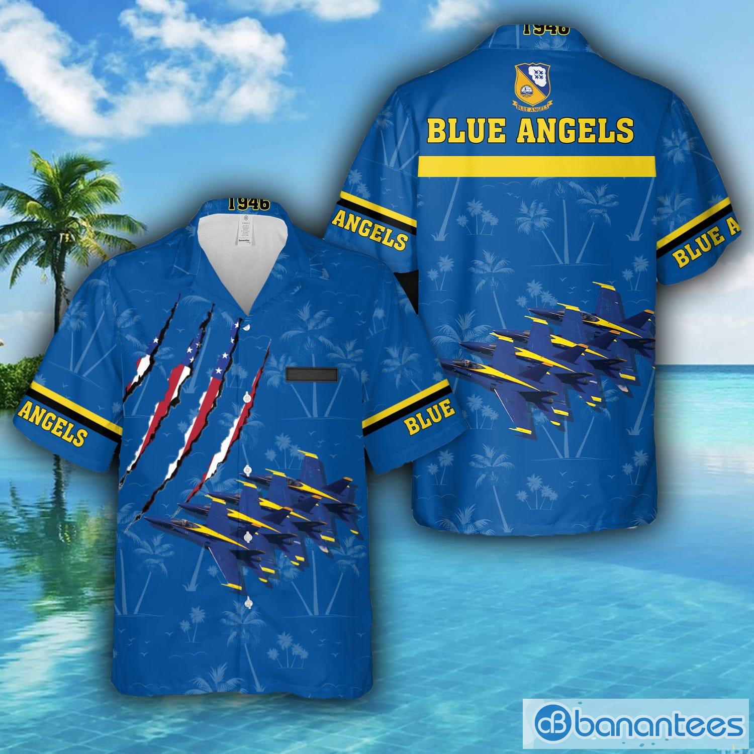 The U.s. Navy Blue Angels Hawaiian Shirt.