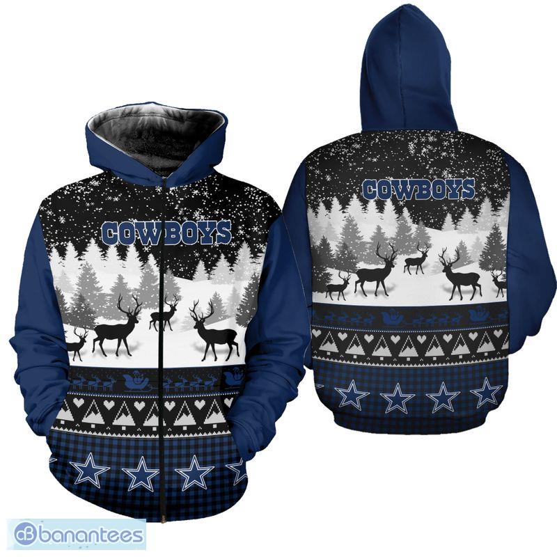 Dallas Cowboys 3D Hoodie curve graphic Gift For Mens - Banantees