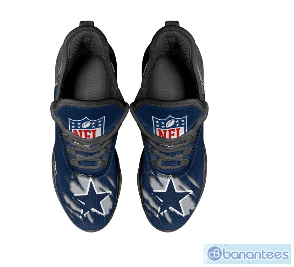 dallas cowboys design max soul shoes for men and women 2 image Dallas Cowboys Design Max Soul Shoes For Men And Women - Dallas Cowboys shoes Customize Sneakers new design gift for fans_4