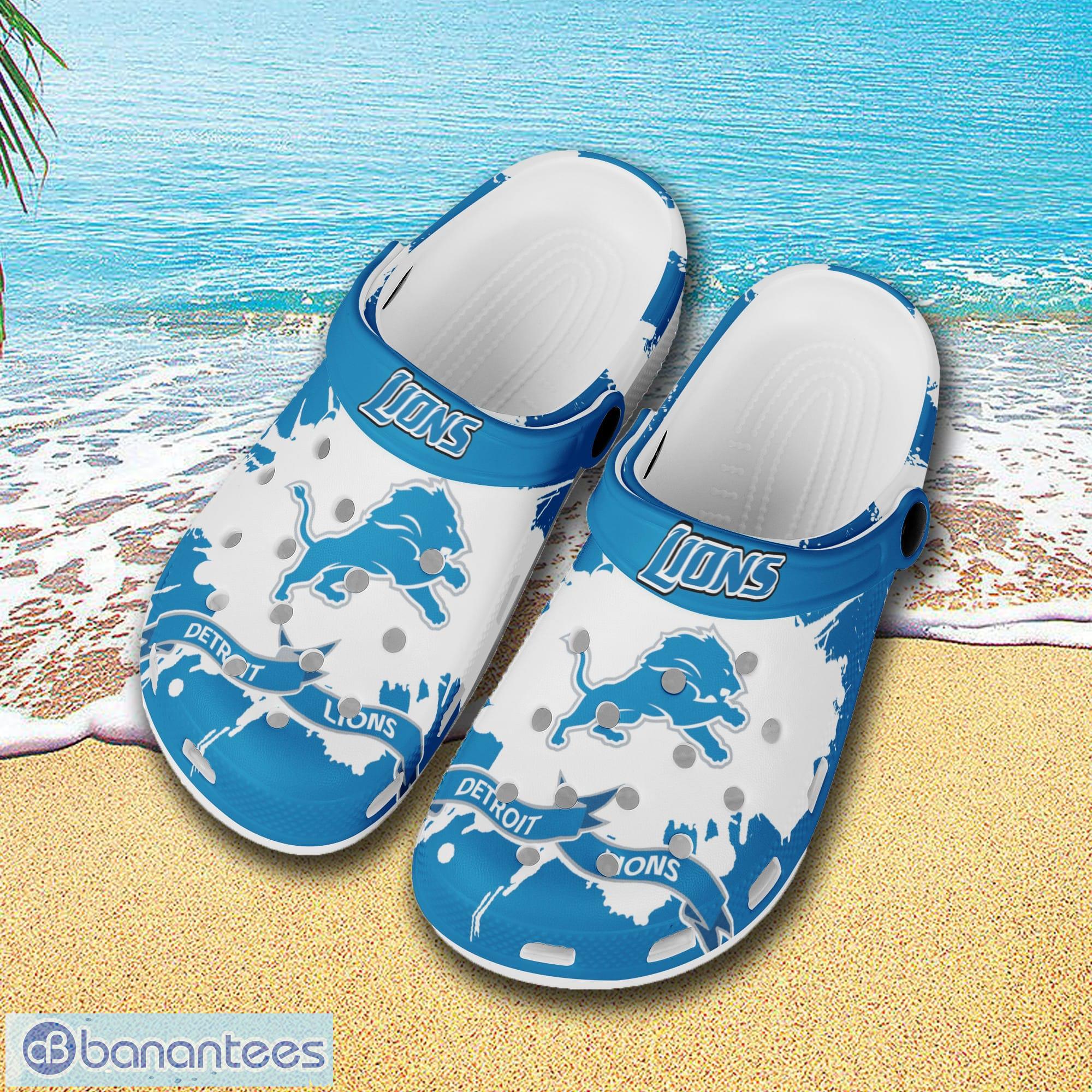 Detroit Lions Mens Slippers