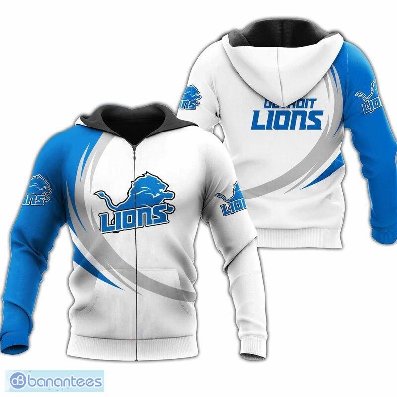 Mens Detroit Lions Hoodie 3D Restore The Roar Unique Detroit Lions