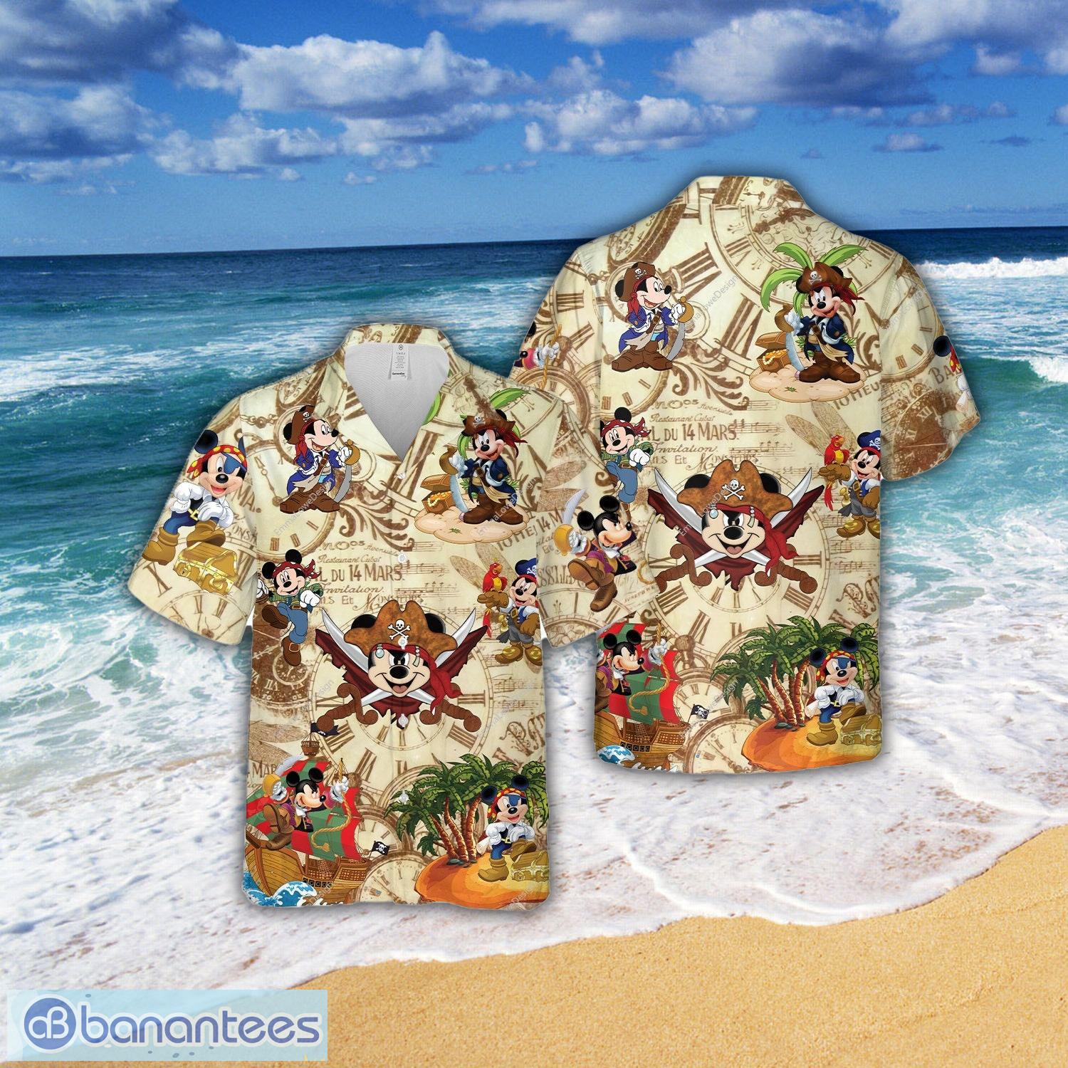 Disney Mickey Mouse Hawaiian Summer Shirt, Gifts For Men And Women