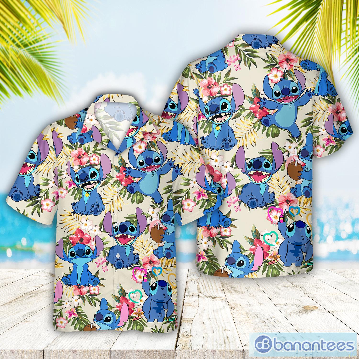 Lilo And Stitch Mens Hawaiian Shirt Stitch Gift Ideas