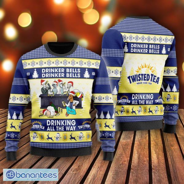 Drinker Bells Twisted Tea Christmas Sweater Gift For Men And Women -  Banantees