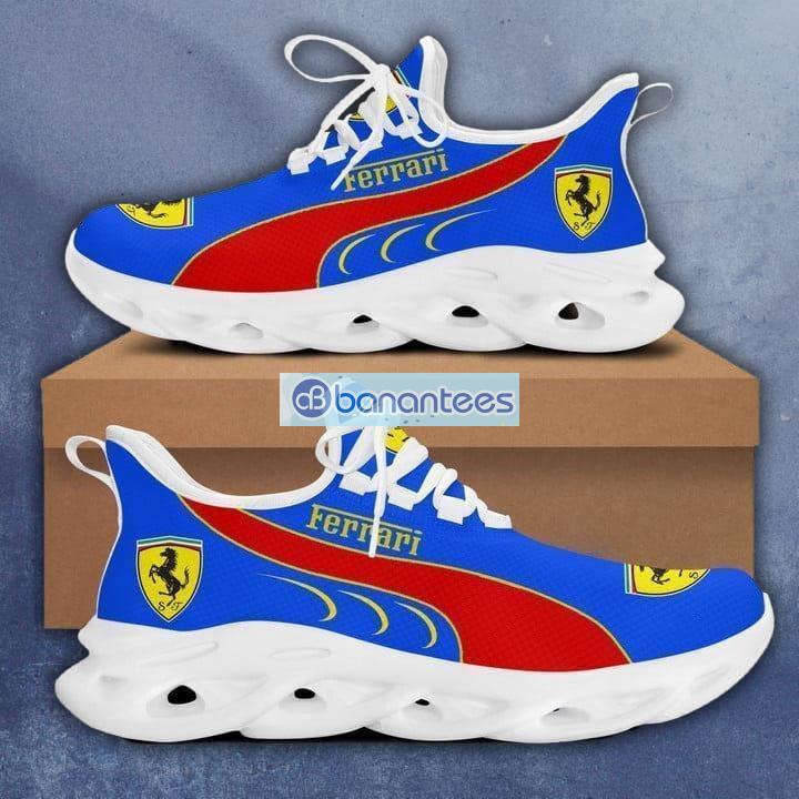 Ferrari Blue Red Running Sneakers Max Soul Shoes Men And Women For